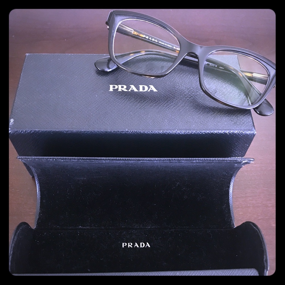 Prada Tortoiseshell Glasses Frames - Authentic - image 1